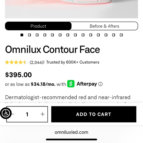 Omnilux Contour Face Mask - Picture 9 of 10